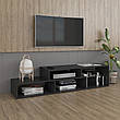 Тумба під телевізор довга відкрита для вітальні, Тумбочка під тв сучасна, фото 8