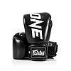 Боксерські рукавиці Fairtex BGV1-ONE (натуральна шкіра) Black 14 унцій (бинти в комплекті), фото 8