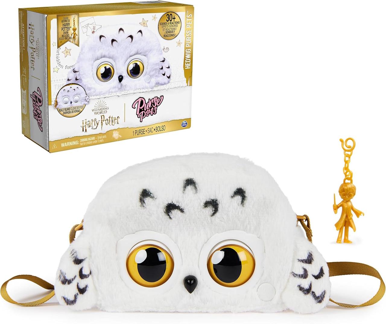 Інтерактивна сумочка Harry Potter Interactive Owl Hedwig's Purse Pet Сова Гаррі Поттера Хедвіг