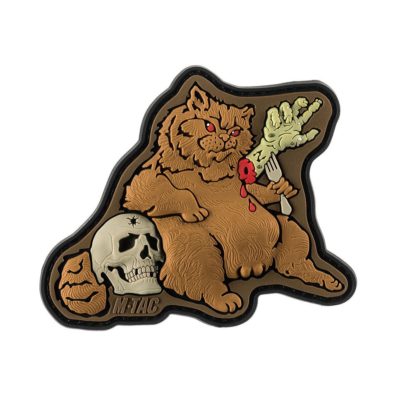 M-Tac нашивка Окопний Кіт Coyote, фото 1