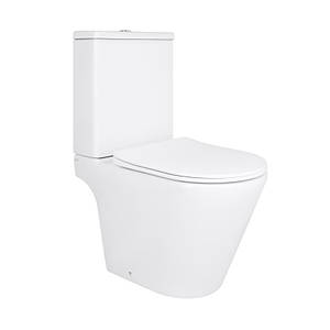 Унітаз для підлоги Qtap Dove Rimless безободковий з сидінням Soft-close