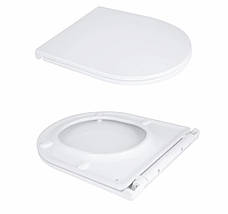 Унітаз для підлоги Qtap Dove Rimless безободковий з сидінням Soft-close, фото 3