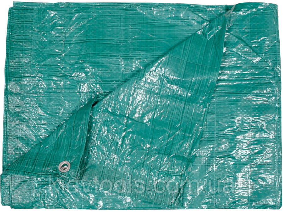 Тент універсальний VOREL 4x6 м, зелений, 57 г/м², поліетилен