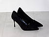 Туфлі лодочки на шпильці чорні, фото 9