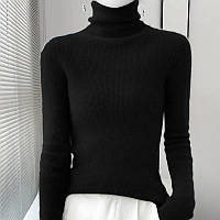 Жіночий приємний та м'який гольф, 42-46, 48-52, 54-56, чорний,мокко, сірий, ангора рубчик.