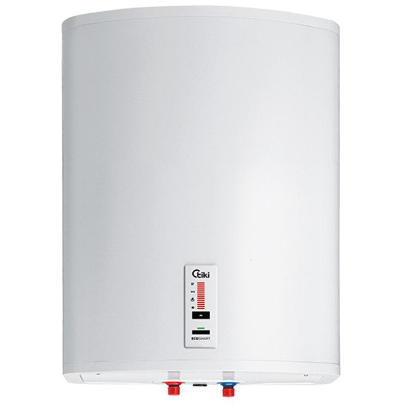 Плоский бойлер Tiki SUPR F V9 80 літрів. Мокрий ТЕН (2 х 1000Вт). Універсальний монтаж. Tiki SUPR F 80V9, фото 1