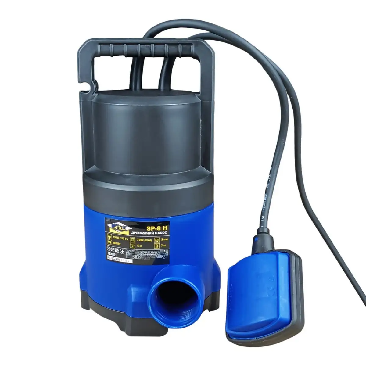 Дренажний насос для забрудненої води Werk SP-8H, фото 1