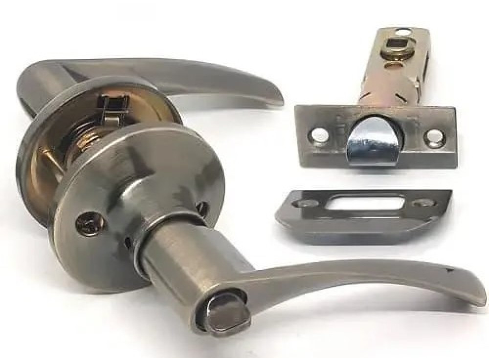 Дверна ручка кноб KEDR NEW D80-23BK AB, бронза (Китай)