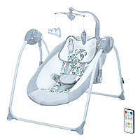 Дитячі гойдалки El Camino ME 1075 TEDDY Gray Mint Feathes