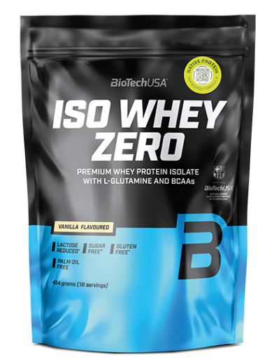 Протеїн Iso Whey Zero BioTech 454 г Ваніль, фото 1