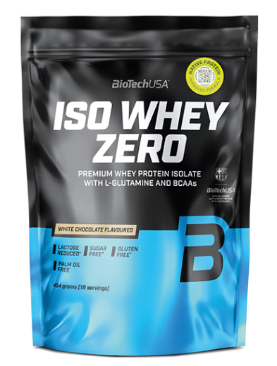 Протеїн Iso Whey Zero BioTech 454 г Білий шоколад, фото 1