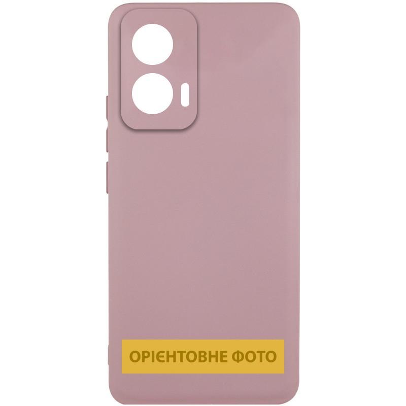 Чохол Silicone Cover Lakshmi Full Camera (AAA) для Xiaomi Poco M7 Pro 5G | Мікрофібра Рожевий / Pink Sand, фото 1