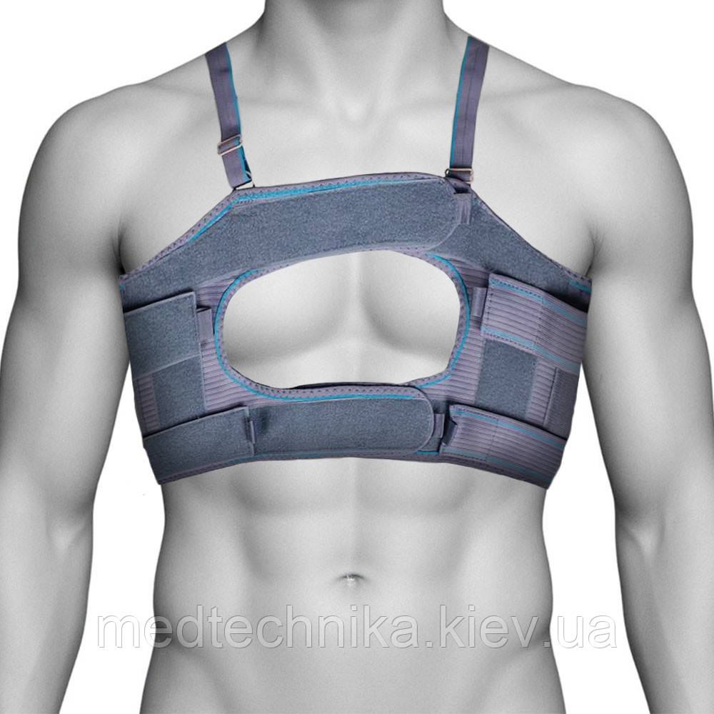 Бандаж для фіксації грудної клітки, жіночий, Алком 2027-1, фото 1