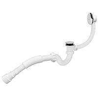 Сифон для ванни Click-Clack (Клік-клак) з гнучкою трубою 32/40/50 Waterstal А-14089 | 000028713