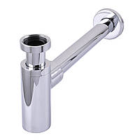 Сифон для мийки, раковини циліндричний 1 1/4" Globus Lux GSB-32-125-00 хром | 000027618