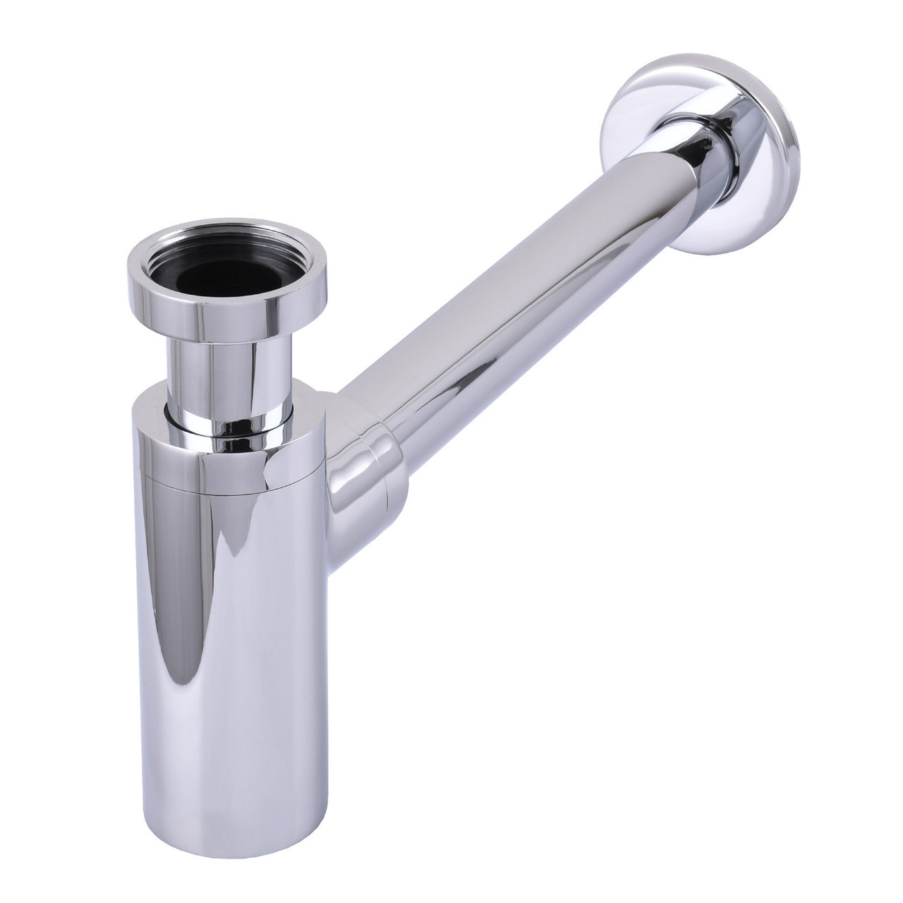 Сифон для мийки, раковини циліндричний 1 1/4" Globus Lux GSB-32-125-00 хром | 000027618 - фото 1 - id-p2724444444