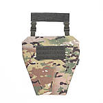 Комплект балістичного захисту паху - 1 клас захисту. Протиуламковий фартух НВМПЕ UHMWPE мультикам 2.0, фото 3