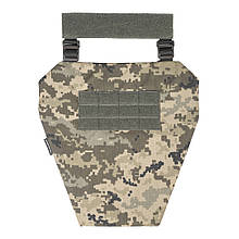 Кишеня-кавер під балістичний пакет 31*30 см для захисту паху 2.0 Піксель