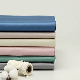 Сатин однотонний гладкофарбований, шириною 240см