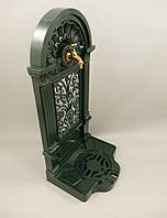 Мийка садова пристінна з краном, Зелена