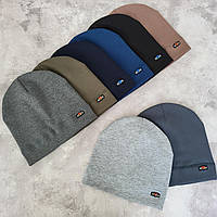Шапка для хлопчиків подвійна,тканина трикотаж