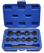 Набір головок для викручування пошкоджених болтів 9-19 мм Silver S10752/1, фото 2