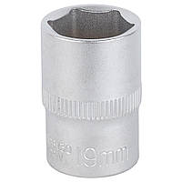 Насадка шестигранна коротка 1/2" 19 мм CrV mid SIGMA (6071191)