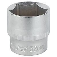 Насадка шестигранна коротка 1/2" 32 мм CrV mid SIGMA (6071321)