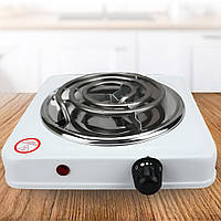 Однокомфоркова електроплита 1000Вт, BOKO H-001/ Плита електрична на одну конфорку настільна