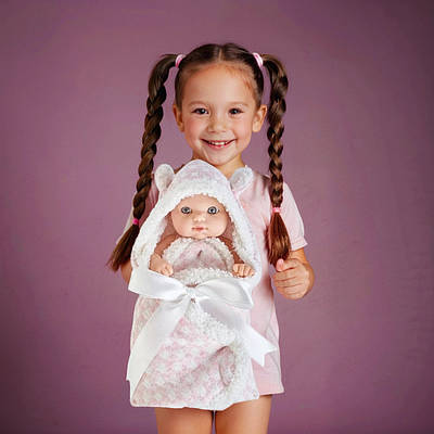 Дитяча гумова лялька з конвертом подарунок дівчинці Реалістичний пупс reborn іграшкове немовля реборн 40 см ковдра
