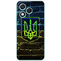 Чохол Силіконовий з Картинкою на Huawei Honor 400 Lite (Патріотичний, Герб України)