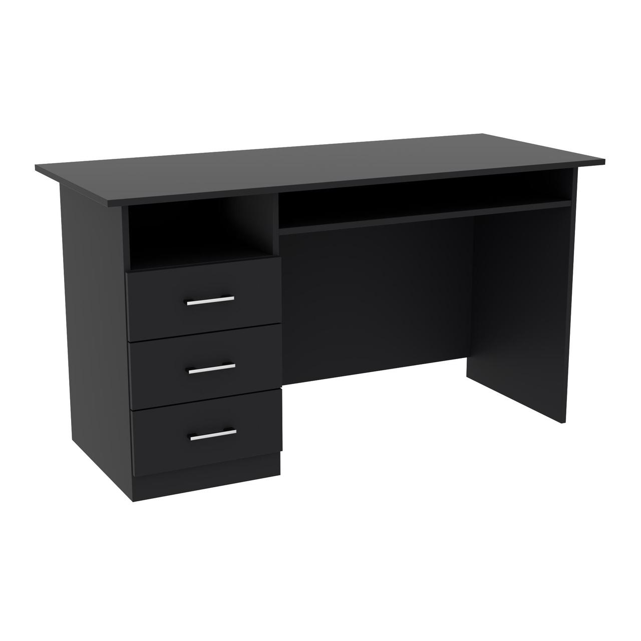 Стіл офісний ОСП-3, Антрацит, 1400/600/760, фото 1