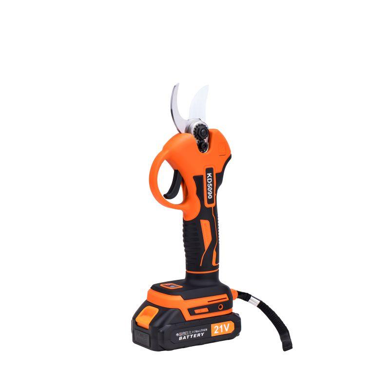 Акумуляторний секатор садовий Kraft&Dele KD5090 2x21 V 2 Aч садові ножиці на акумуляторі, фото 1
