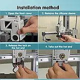 AH-BMR Хотенд зі змінним соплом 0,4 мм до 3D принтера Bambu lab A1,A1 mini загартована сталь, фото 4