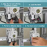 AH-BMR Хотенд зі змінним соплом 0,4 мм до 3D принтера Bambu lab A1,A1 mini загартована сталь, фото 5