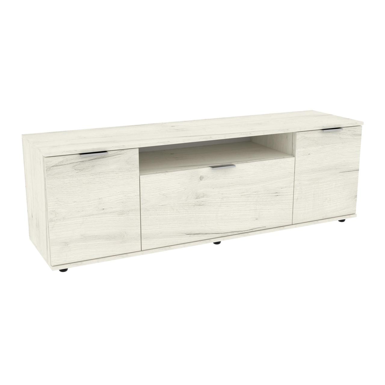 Тумба TV Ketrin К-8, Дуб Крафт Білий, 1600/425/530, фото 1