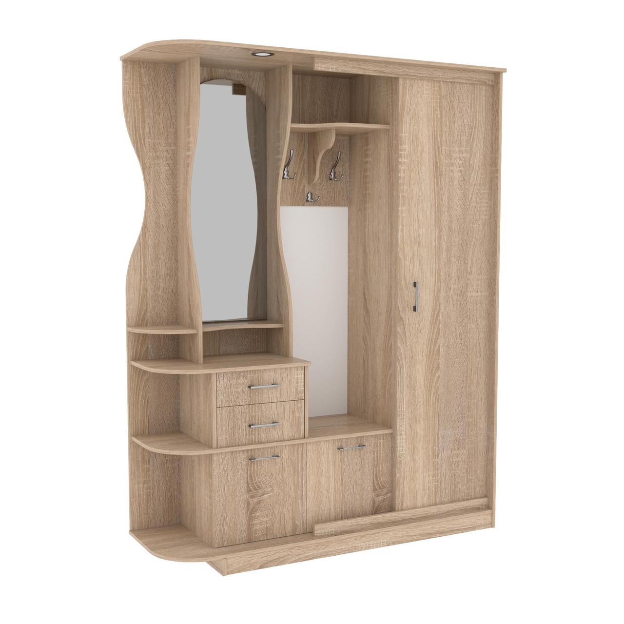 Передпокій Люкс-купе LUX, Дуб Сонома, 1910/400/2100, фото 1