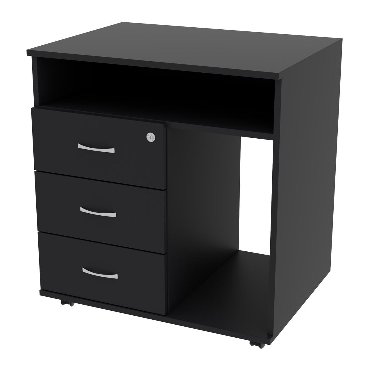 Тумба офісна ТМО-4, Антрацит, 700/520/760, фото 1
