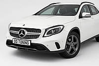 Передняя решетка радиатора Diamond Silver (2017-2019) для Mercedes GLA X156