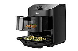 Двозонна мультипіч аерогриль Midea MF-CY110A з додатком SmartHome на 11L