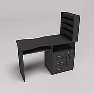 Стіл манікюрний СМ-1, Антрацит, 1230/550/1264, фото 3