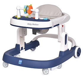 Дитячі ходунки Baby Walker Bambi 5032, Біло-синій