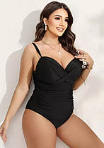 4Купальник слитный Fuba 23087 черный(В НАЛИЧИИ ТОЛЬКО 52 54 56 58 60 УКР р-ры), фото 4