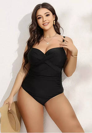 4Купальник слитный Fuba 23087 черный(В НАЛИЧИИ ТОЛЬКО 52 54 56 58 60 УКР р-ры), фото 1