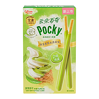 Палички Glico Pocky зі смаком матчі та морозива Matcha Vanilla Ice Cream Flavor, 48 г