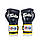 Боксерські рукавиці Fairtex BGV9 Mexican Blue/Yellow 12 унцій, фото 5