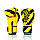 Боксерські рукавиці Fairtex BGV14Y Yellow/Black 14 унцій, фото 6