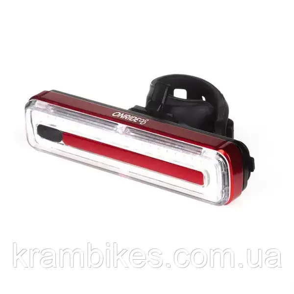 Мигалка задня OnRide Inferno 30 USB габаритне світло, фото 1