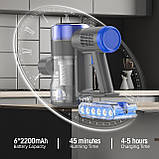 Легке б/в Бездротовий пилосос NIOGA P2 6 в 1 33 кПа та 45 хвилин роботи, фото 2