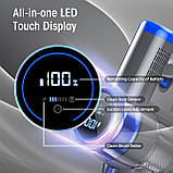 Легке б/в Бездротовий пилосос NIOGA P2 6 в 1 33 кПа та 45 хвилин роботи, фото 4